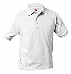 Unisex Interlock Knit Polo Shirt - Short Sleeve