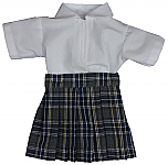 18 Inch Doll Plaid #42 Skirt & Blouse