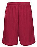 Russell Athletic Mesh Shorts - 7"- 9" Inseam - Burgundy
