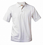 Divine Mercy Catholic School - Unisex Interlock Knit Polo Shirt - Short Sleeve