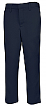 Boys Performance Microfiber Flat Front Pants - A+ 7014/7899 - Navy Blue