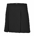 A+ #1106 - Hipster Skort - Kick Pleats - Black