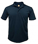 Magnuson Christian School - Unisex Performance Knit Polo Shirt - Moisture Wicking - 100% Polyester - Short Sleeve