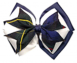 Hair Bow - Extra Large - Plaid #55