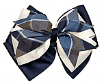 Hair Bow - Extra Large - Plaid #59