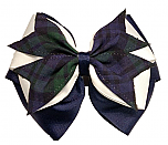 Hair Bow - Extra Large - Plaid #77