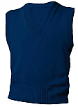Granite City Baptist - Unisex V-Neck Sweater Vest - Navy Blue