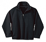 Frassati Catholic Academy - Unisex 1/2 Zip Microfleece Pullover Jacket - Elderado
