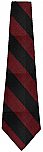 Nova Classical Academy - Neck Tie - Black and Burgundy Stripes