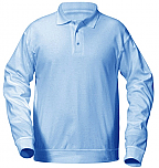 Yinghua Academy - Unisex Interlock Knit Polo Shirt with Banded Bottom - Long Sleeve