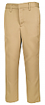 Boys Performance Microfiber Flat Front Pants - A+ 7014/7899 - Khaki