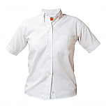 A+ Women's Oxford Dress Shirt - Short Sleeve - #9503 - White