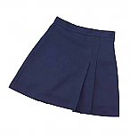 Pleated Front and Back Scooter Skort #2653 - Navy Blue