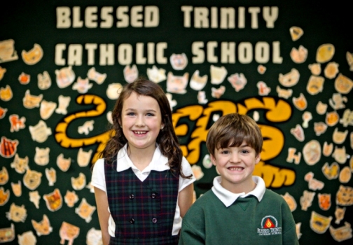 Knit Shirts with School Logo