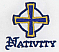 Nativity of Our Lord School Logo - White
