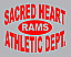 Sacred Heart Rams Logo - T-Shirt