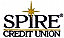 Spire Credit Union Logo - White