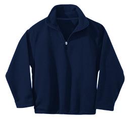 Holy Cross Catholic School - Unisex 1/2 Zip Microfleece Pullover Jacket - Elderado