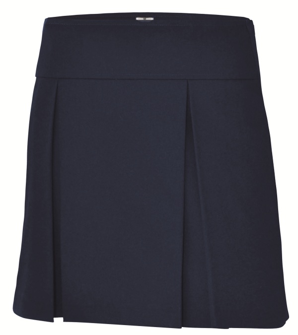 A+ #1106 - Hipster Skort - Kick Pleats - Navy Blue