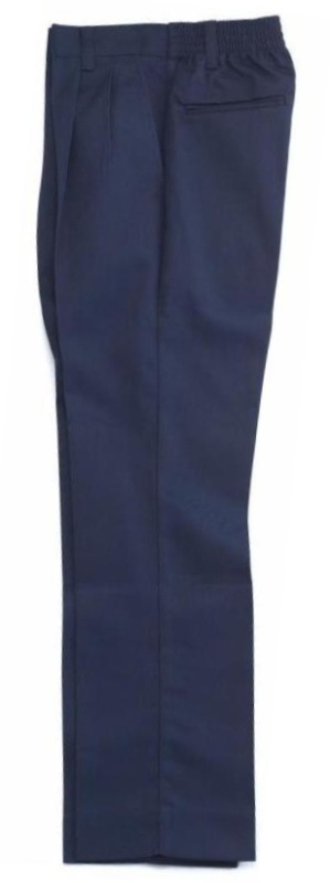 Boys Twill Pants - Elastic Back - #1368/7573 - Navy Blue