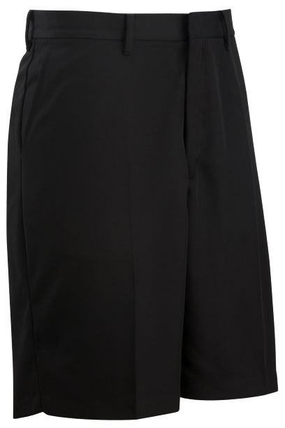 Boys Microfiber Shorts - Flat Front - #7912/7913 - Black