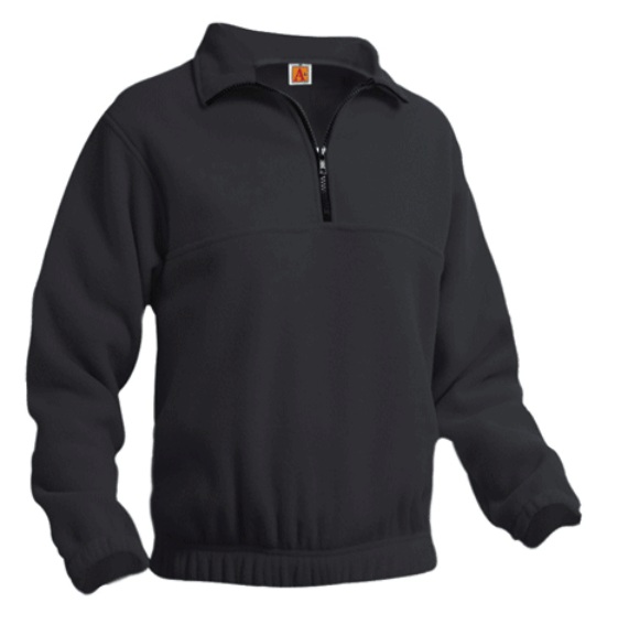 Unisex 1/2 Zip Fleece Pullover Jacket - A+