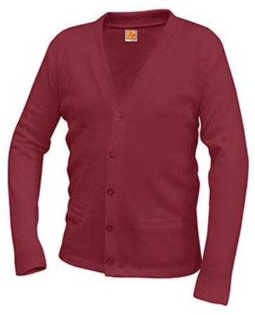 Holy Spirit Academy - Unisex V-Neck Cardigan Sweater with Pockets