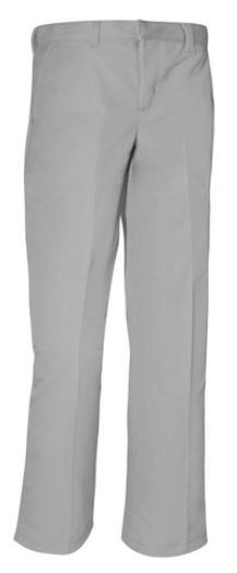 Boys Relaxed Fit Twill Pants - Flat Front - A+ #7021/7750 - Light Grey