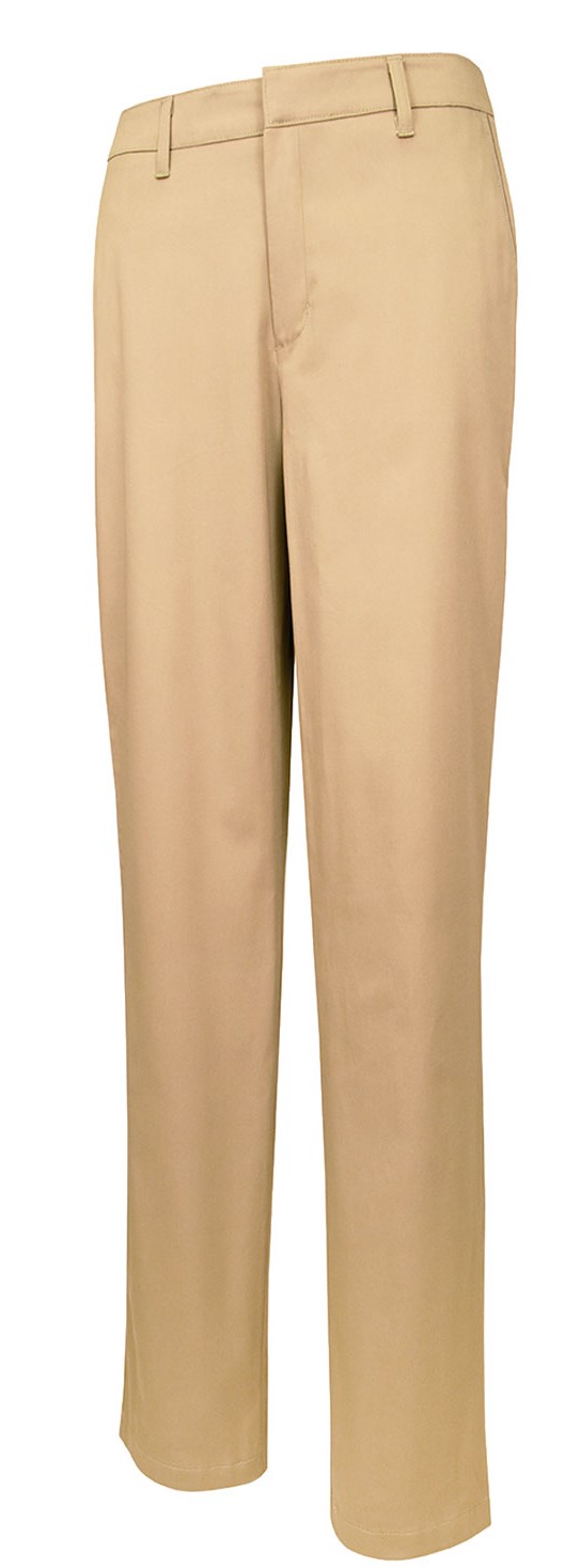 Girls Modern Fit Flat Front Pants with Stretch - A+ #7895/7896 - Khaki