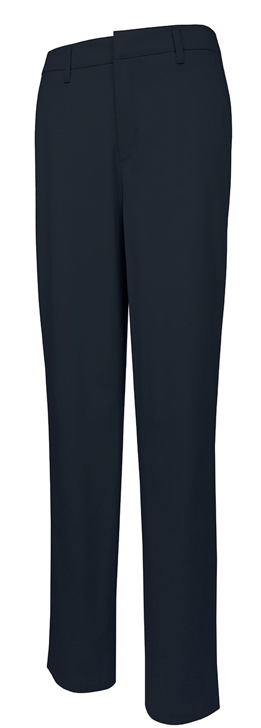 Girls Modern Fit Flat Front Pants with Stretch - A+ #7895/7896 - Navy Blue