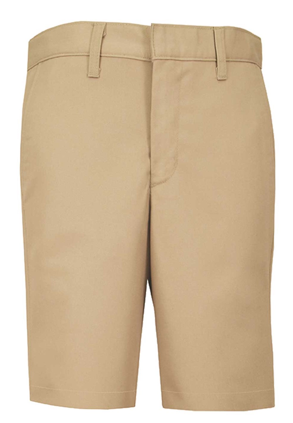 Boys Modern Fit Twill Shorts - Flat Front - #7897/7898 - Khaki