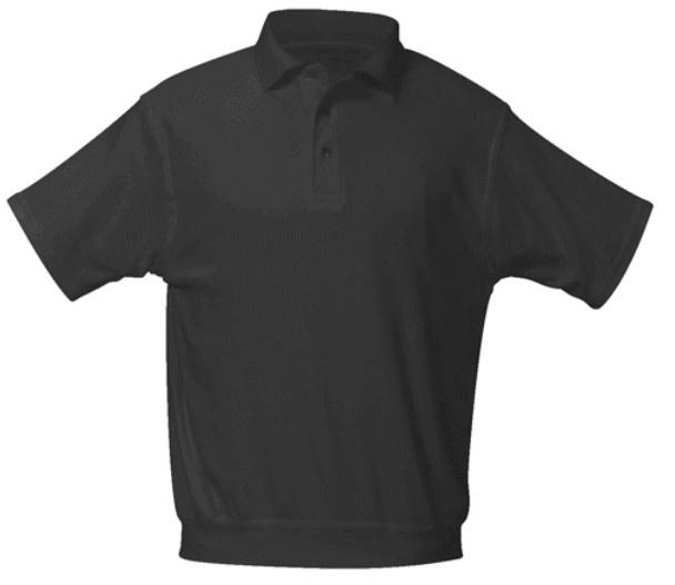 Cretin-Derham Hall - Unisex Interlock Knit Polo Shirt with Banded Bottom - Short Sleeve