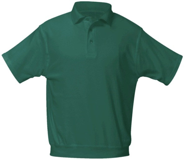 St. Joseph's School - Rosemount - Unisex Interlock Knit Polo Shirt with Banded Bottom - Short Sleeve