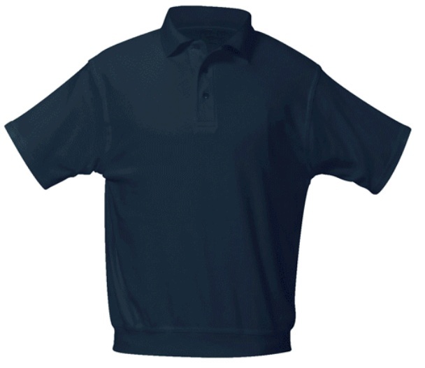 St. John the Baptist Catholic School - Savage - Unisex Interlock Knit Polo Shirt with Banded Bottom - Short Sleeve