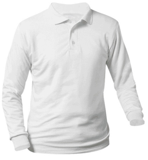 Liberty Classical Academy - Unisex Interlock Knit Polo Shirt - Long Sleeve