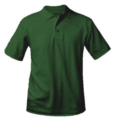 Saint John School of Little Canada - Unisex Interlock Knit Polo Shirt - Short Sleeve