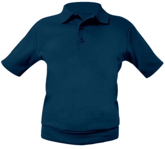 St. Odilia School - Unisex Interlock Knit Polo Shirt with Banded Bottom - Short Sleeve