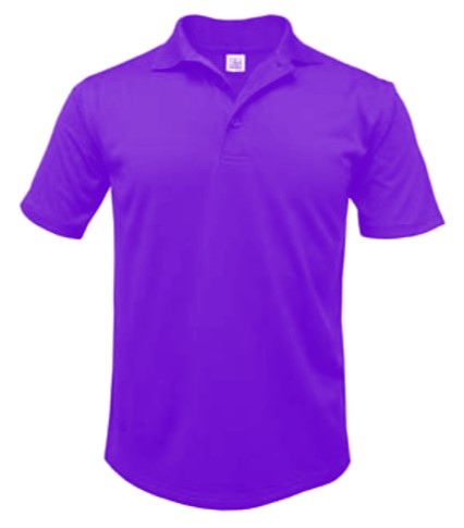 Lourdes High School - Unisex Performance Knit Polo Shirt - Moisture Wicking - 100% Polyester - Short Sleeve