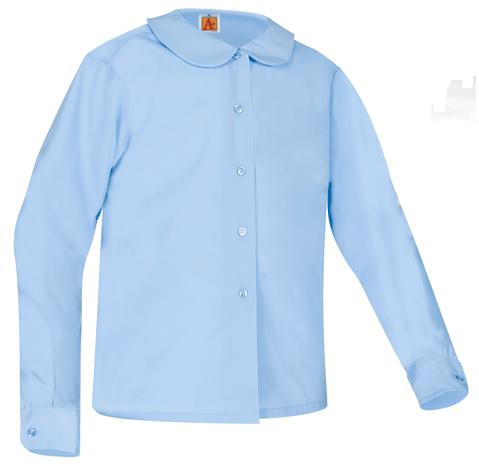 Yinghua Academy - Girls Peter Pan Collar Blouse - Long Sleeve