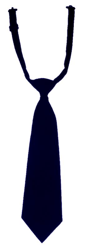 Pre-Tied Neck Tie - Navy Blue