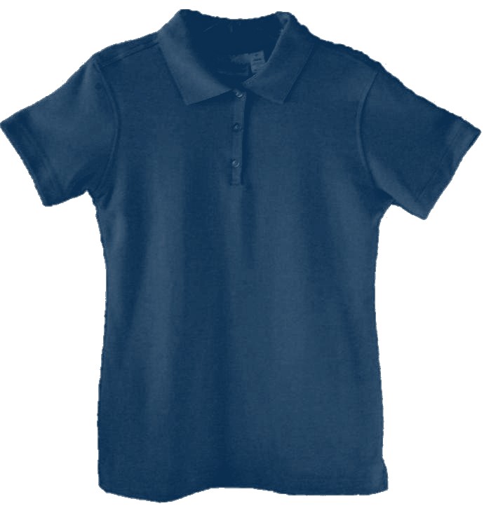 St. Mary's School - New Richmond - Girls Fitted Interlock Knit Polo Shirt - Short Sleeve
