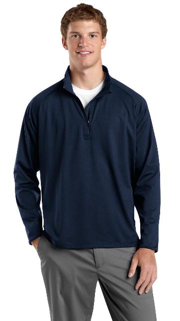 Schaeffer Academy - Sport-Wick - Mens Stretch 1/2-Zip Pullover