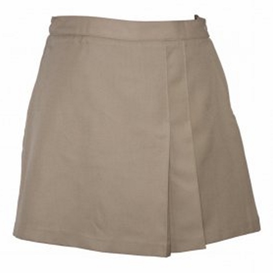 #1579 Skort with 2 Pleats - Front & Back