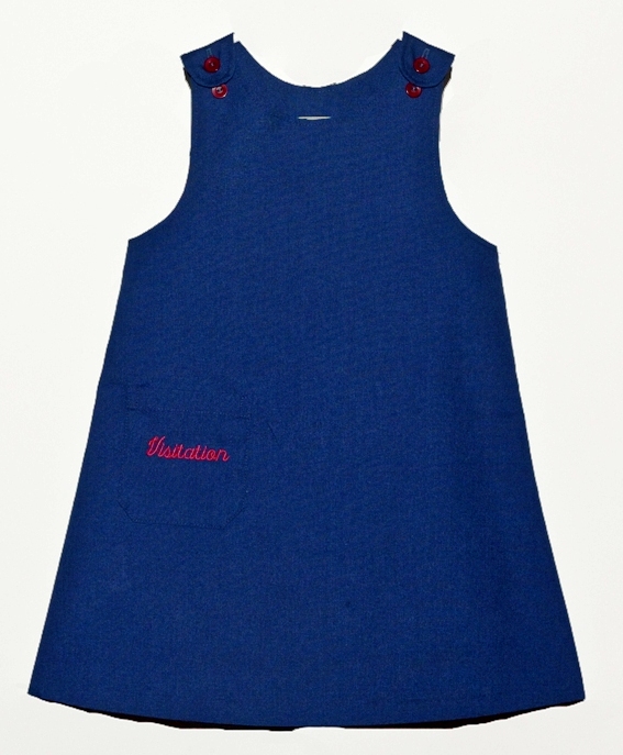 Visitation School Jumper - Royal Blue with Red Logo