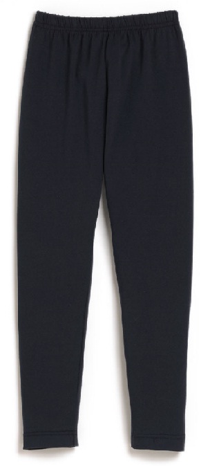 Girls Knit Leggings - Navy Blue