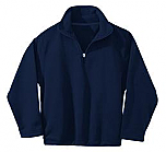 Mother of Good Counsel - Unisex 1/2 Zip Microfleece Pullover Jacket - Elderado
