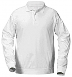 Nova Classical Academy - Unisex Interlock Knit Polo Shirt with Banded Bottom - Long Sleeve