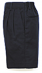 Boys Twill Shorts - Elastic Back - #1286/1349 - Navy Blue