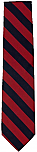 Neck Tie - Navy and Red Stripes