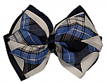 Hair Bow - Extra Large - Plaid #76